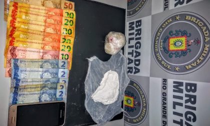 Bairro Carvalho: BM apreende cocaína tipo escama de peixe