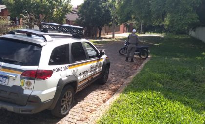 BM de Cachoeira do Sul recupera motocicleta furtada