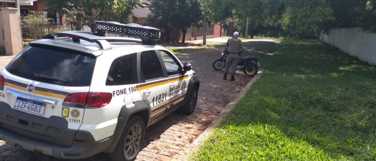 BM de Cachoeira do Sul recupera motocicleta furtada