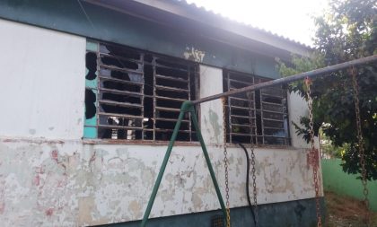 INCÊNDIO NA ESCOLA CÂNDIDA