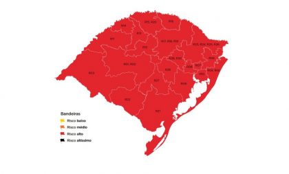 Mapa preliminar com 21 regiões em bandeira vermelha recebe 11 pedidos de reconsideração