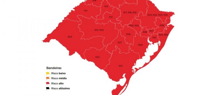 Mapa preliminar com 21 regiões em bandeira vermelha recebe 11 pedidos de reconsideração