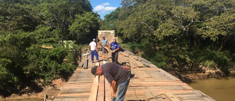 Enfim, é recuperado leito da ponte sobre o Rio Botucaraí