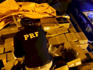 VÍDEO – PRF apreende carga milionária na BR-290