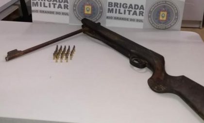 Vila Vargas: BM prende homem por porte ilegal de arma de fogo