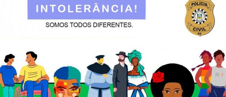 Polícia Civil lança campanha contra crimes de intolerância