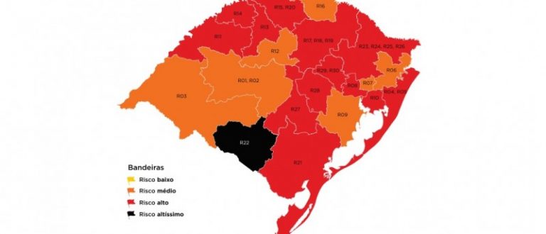 Estado confirma bandeira vermelha para Cachoeira do Sul