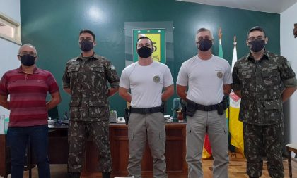 BM de Cachoeira do Sul recebe visita do Exército Brasileiro