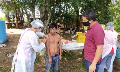 Vacinação chega a indígenas em Cachoeira do Sul