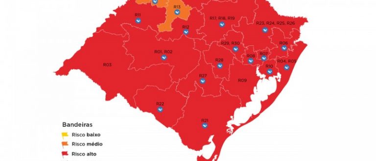 Recursos são indeferidos e RS fica quase todo vermelho no mapa definitivo da 36ª rodada