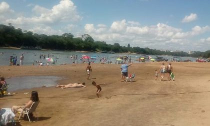 Praia Nova vira atração no final de semana