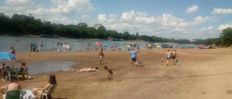 Praia Nova vira atração no final de semana