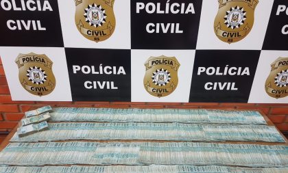 Polícia apreende R$ 150 mil em dinheiro em Cachoeira