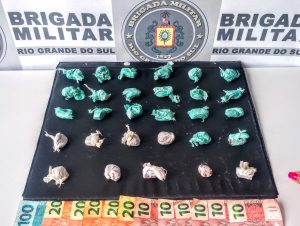 Brigada realiza prisão por tráfico de drogas no Bairro Funcap