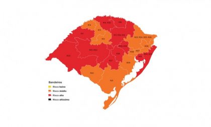 Cachoeira volta à bandeira vermelha no mapa preliminar