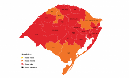 Cachoeira volta para bandeira vermelha