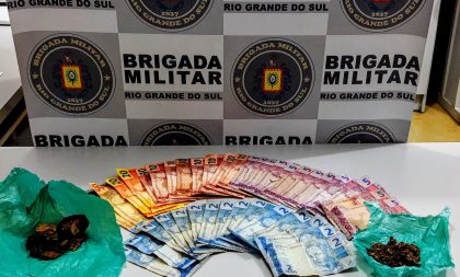 Funcap: BM prende jovem e apreende dois menores por tráfico de drogas