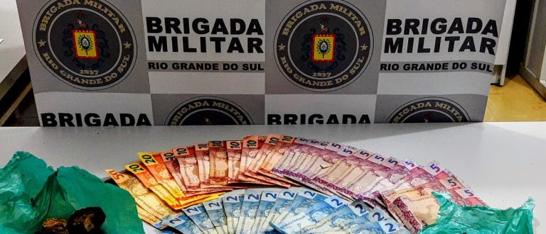 Funcap: BM prende jovem e apreende dois menores por tráfico de drogas