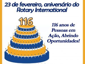 Rotary Internacional comemora 116 anos de existência