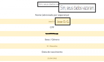 Nem prefeito escapou do vazamento de dados