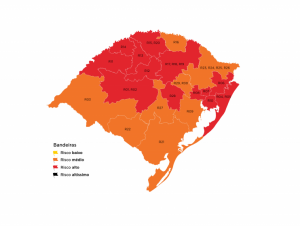 Cachoeira volta para bandeira laranja no mapa do Estado