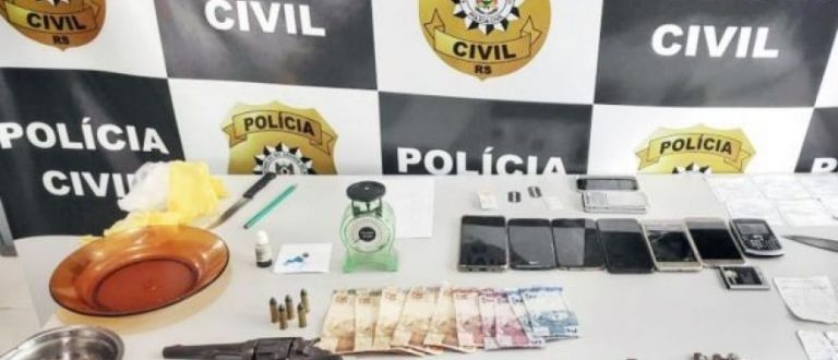 Polícia desarticula ponto de tráfico de drogas em Paraíso do Sul