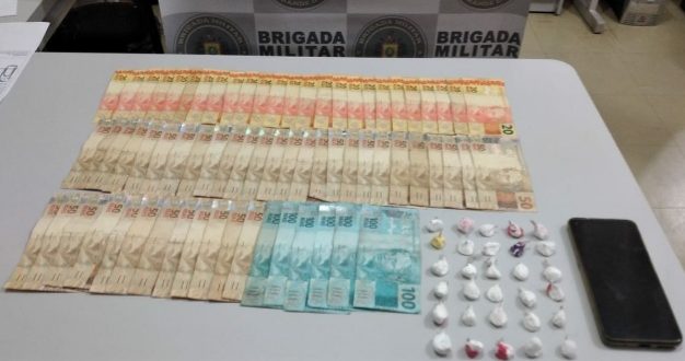 BM prende jovem por tráfico de drogas na Guajuvira