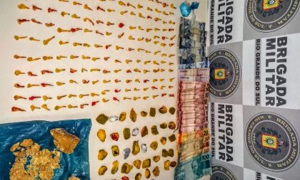 Noêmia: BM apreende 176 pedras de crack, maconha e cocaína