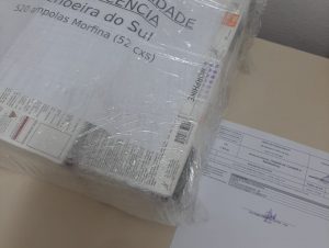 HCB recebe medicamentos do kit intubação