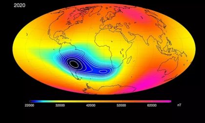 Anomalia magnética no Sul e Sudeste intriga cientistas