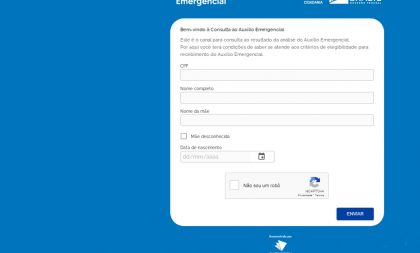 Consulta do auxílio emergencial já pode ser feita no Dataprev