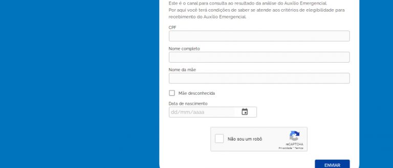 Consulta do auxílio emergencial já pode ser feita no Dataprev