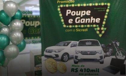 Primeiro sorteio da Promoção Poupe & Ganhe com o Sicredi acontece nesta terça