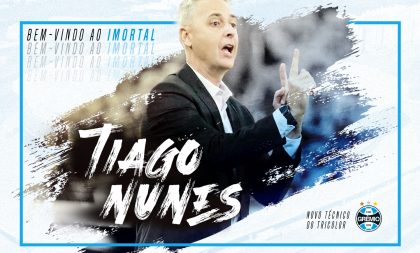 Tiago Nunes é o novo técnico do Grêmio