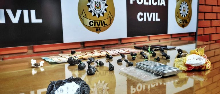 Polícia Civil prende homem sob suspeita de tráfico no Centro