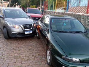 Colisão envolve quatro carros no Centro