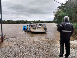 Defesa Civil monitora nível do Rio Jacuí