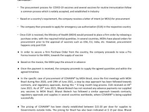 Bharat Biotech mostra que venda da Covaxin ao Brasil teve melhores condições