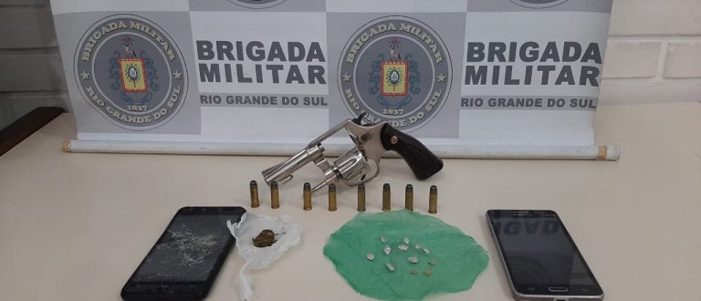 BM apreende arma de fogo e drogas no Habitar Brasil