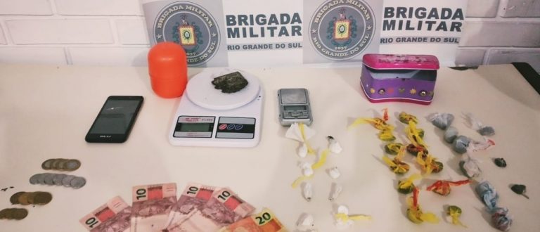 Marina: BM prende jovem por tráfico de drogas