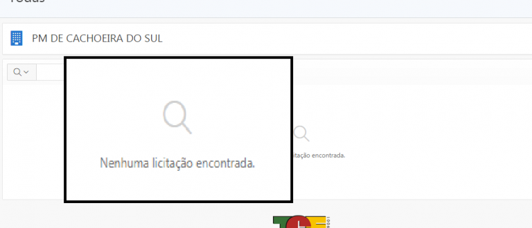 Cadê as licitações?