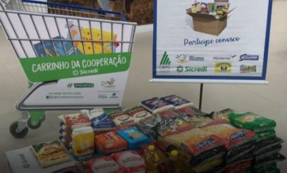 Campanha de arrecadação de alimentos mobiliza Sicredi Centro Leste RS