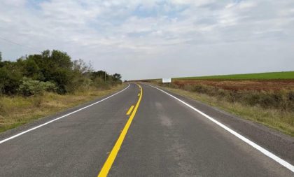 ERS-403 tem mais 4 quilômetros pavimentados em Cachoeira do Sul