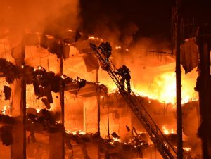 Incêndio atinge prédio da Secretaria da Segurança Pública do RS