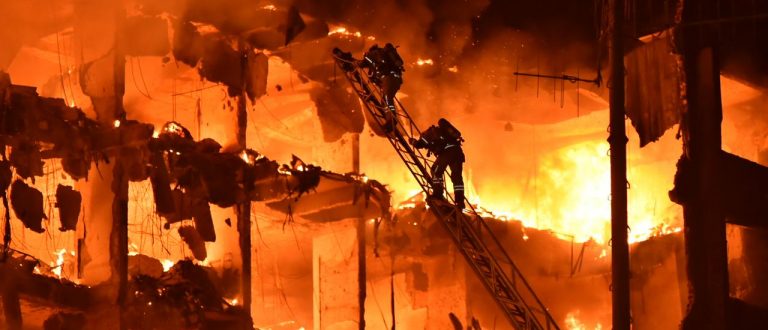 Incêndio atinge prédio da Secretaria da Segurança Pública do RS