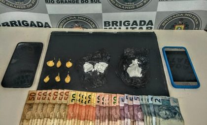 BM prende mulher por tráfico de drogas