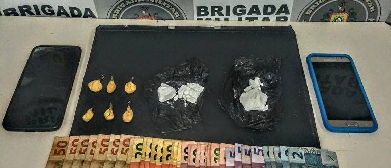 BM prende mulher por tráfico de drogas