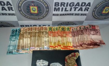 Maconha e R$ 1 mil: jovem é preso no Bairro Marques Ribeiro