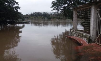 Cheia do Rio Jacuí começa a baixar na região