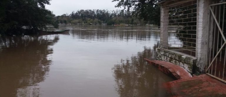 Cheia do Rio Jacuí começa a baixar na região